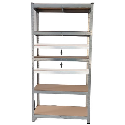 Ripiani a 5 livelli Ripiani metallici regolabili multiuso senza bulloni 180x90x40CM
