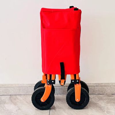 Semplice stile pieghevole carrello da campeggio a quattro vie di lavorazione personalizzato portatile portatile piccolo carrello