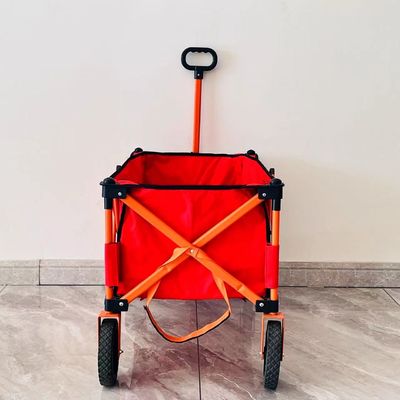 Semplice stile pieghevole carrello da campeggio a quattro vie di lavorazione personalizzato portatile portatile piccolo carrello
